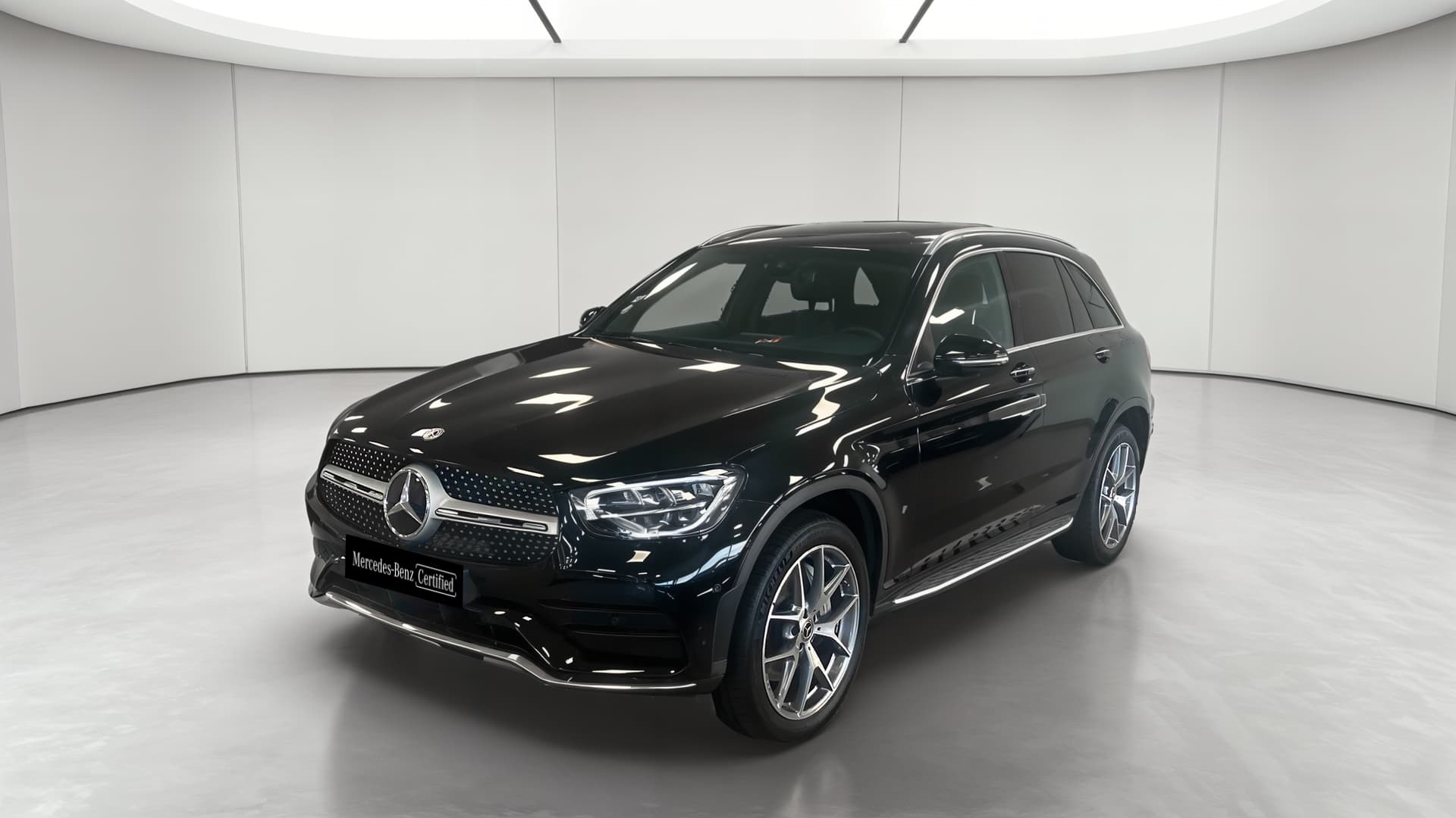 Mercedes-Benz GLC 300 e 9G-Tronic 4Matic AMG Line — 3/4 avant gauche